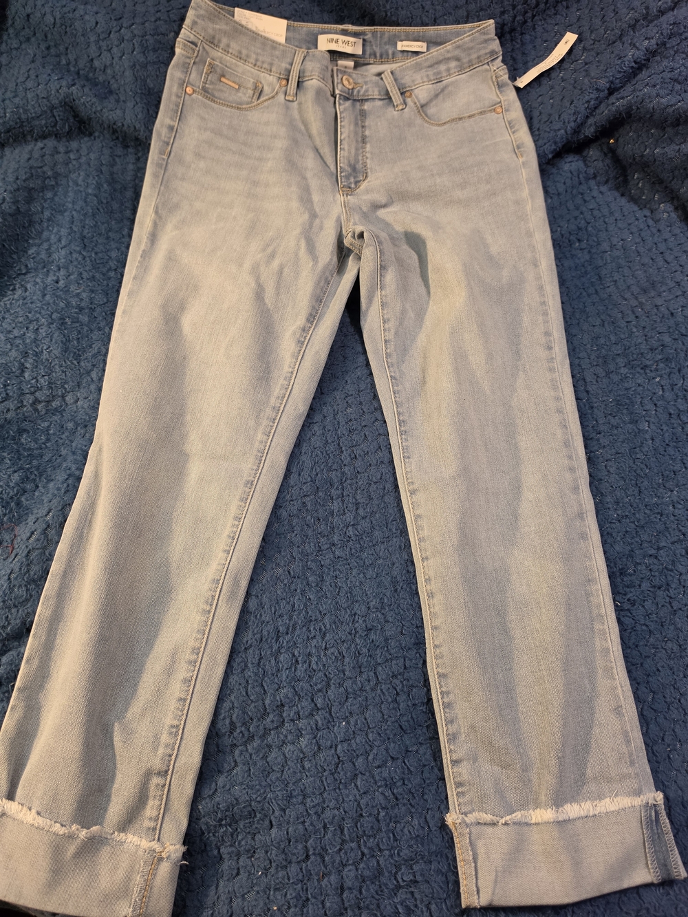 Light Blue Jeans - Mid Rise Straight Fit